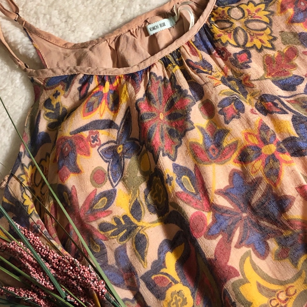 Anthro/Kimchi Blue Floral Dress